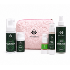 AZELA DAILY Комплекс ежедневного ухода с азелоглицином NANOESTETIC (косметичка в подарок)