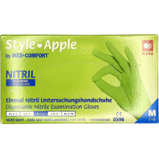 Перчатки нитриловые Style М зеленые 100 шт (50 пар)