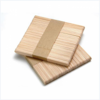 Шпатель одноразовый деревянный, широкий упаковка 100шт