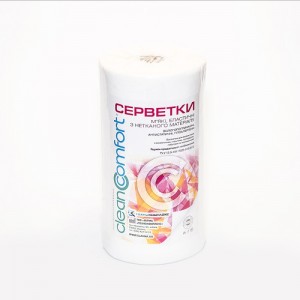 Салфетки полотенца 30 х 30 в рулоне, в рулоне, 100 шт., гладкие
