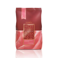 Воск горячий пленочный в гранулах Роза, 1000 гр ITALWAX